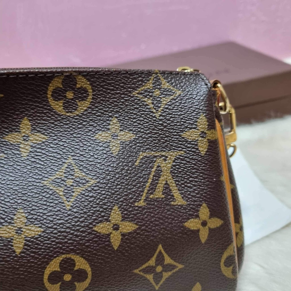 SOLD Authentic Louis Vuitton Eva Clutch Crossbody - Picture 9 of 11